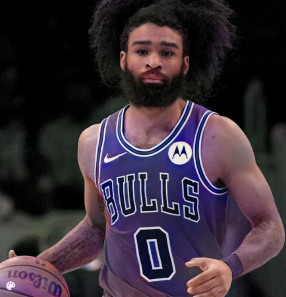 Cody White of the Chicago Bulls Preseason 2024